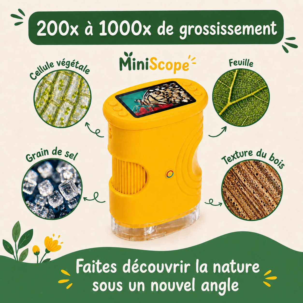 MiniScope : Le microscope des petits explorateurs